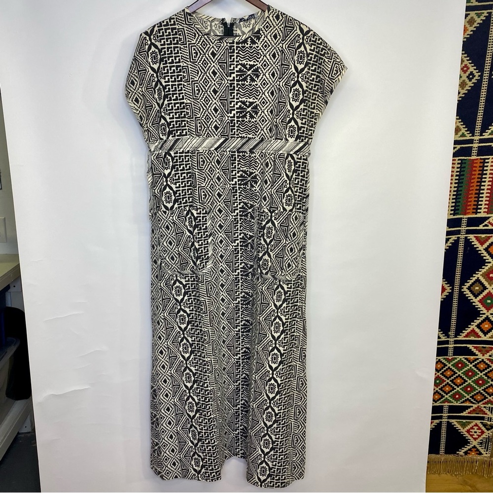 Circa 2000 vintage long print dress
